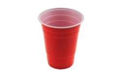 FTM Gobelets Jetables Beer Pong , 50 Pièce/s, Rouge - Vaisselle Jetable