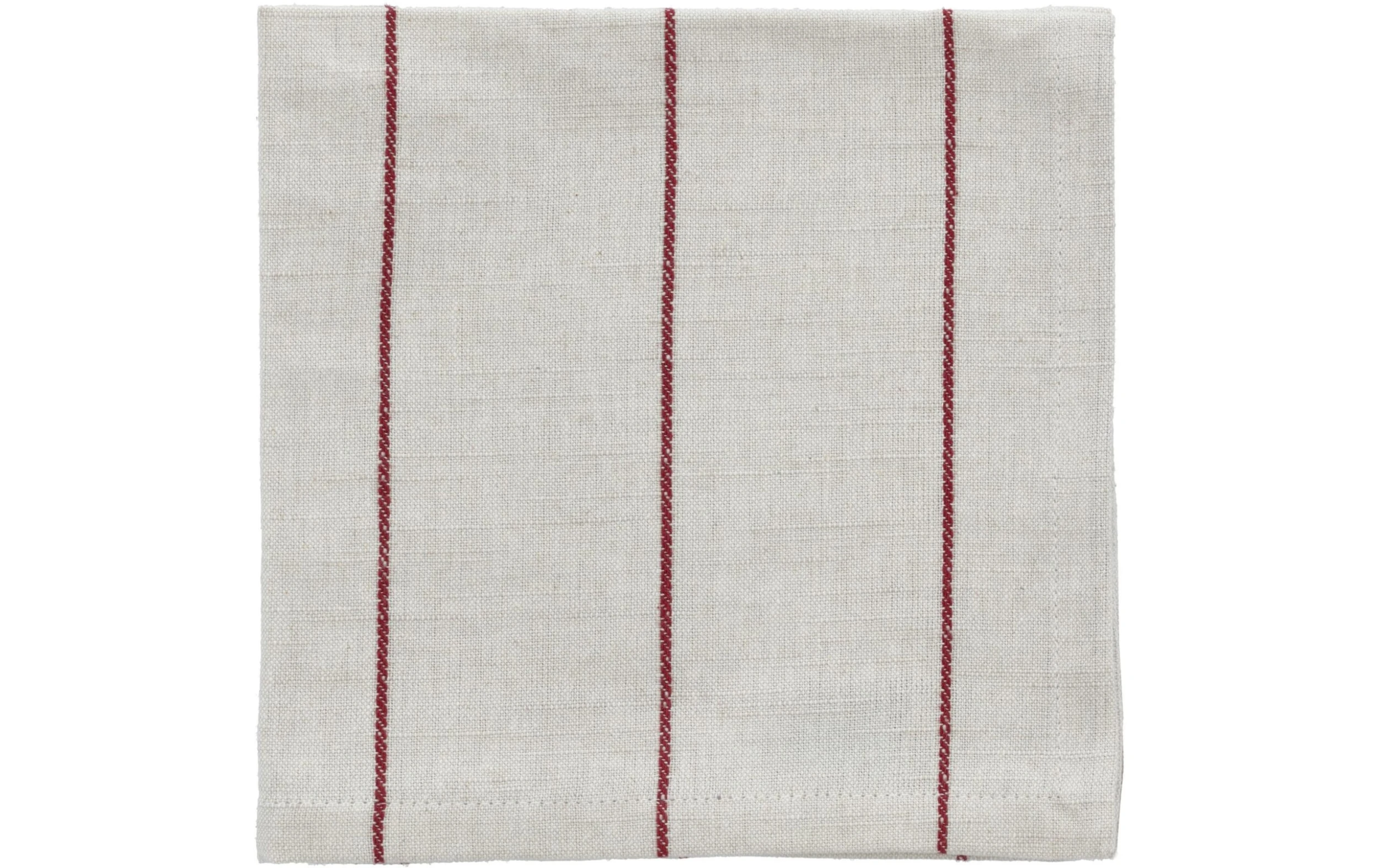 Serviette en tissu Line 45 cm x 45 cm, 4 Pièce/s, Crème/Rouge - Serviettes Södahl Serviette En Tissu Line 45 Cm X 45 Cm, 4 Pièce/s, Crème/Rouge - Serviettes -Paderno Shop unnamed file 1099 scaled