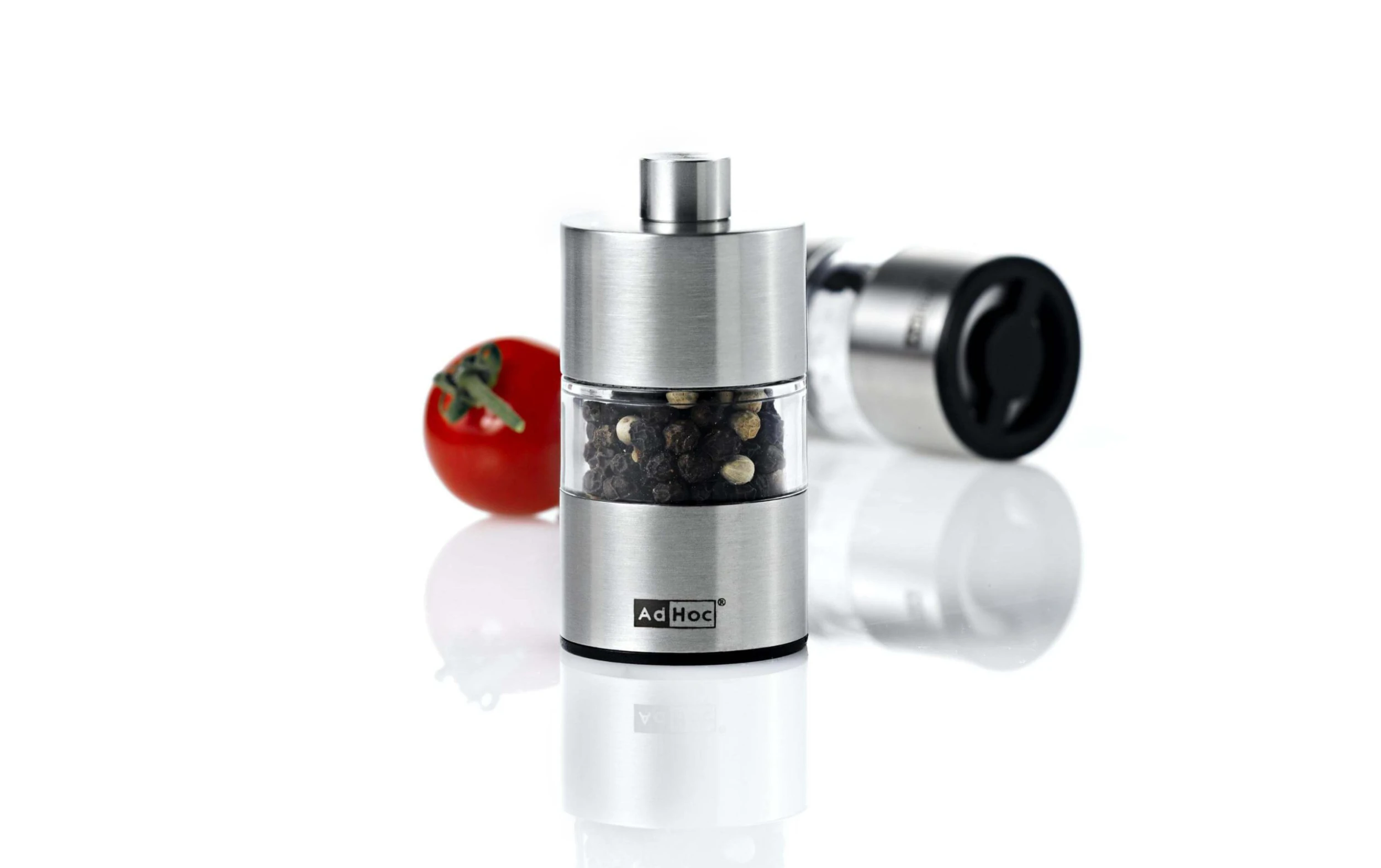AdHoc Moulins à Sel Et à Poivre MINIMILL MP30 6.2 Cm, Argenté - Moulin à épices 4 AdHoc Moulins à Sel Et à Poivre MINIMILL MP30 6.2 Cm, Argenté - Moulin à épices - Image 2