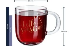 Leonardo Tasse à Café Napoli Hello 400 Ml , 1 Pièce/s, Transparent - Tasse -Paderno Shop unnamed file 113
