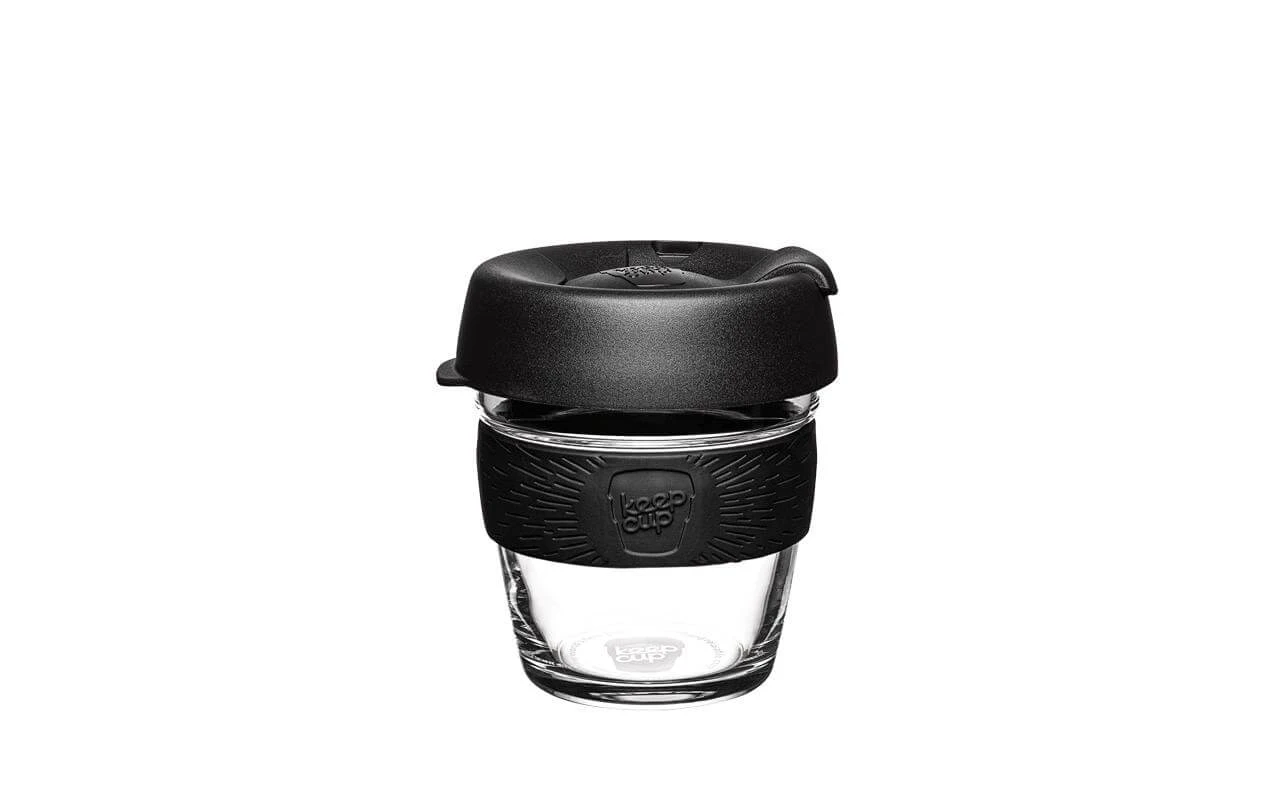 Gobelet isotherme Brew XS Verre/silicone, 177 ml, noir - Tasse KeepCup Gobelet Isotherme Brew XS Verre/silicone, 177 Ml, Noir - Tasse -Paderno Shop unnamed file 1135