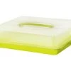 Rotho Boîte De Transport Pour Gâteau John Large Vert Clair - Etagere & Stand à Gâteaux