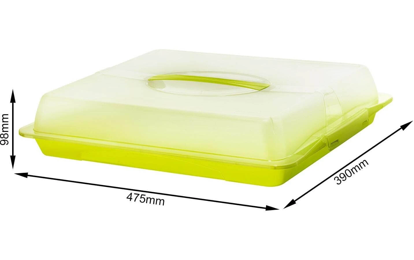 Boîte de transport pour gâteau John Large Vert clair - Etagere & stand à gâteaux Rotho Boîte De Transport Pour Gâteau John Large Vert Clair - Etagere & Stand à Gâteaux -Paderno Shop unnamed file 1166