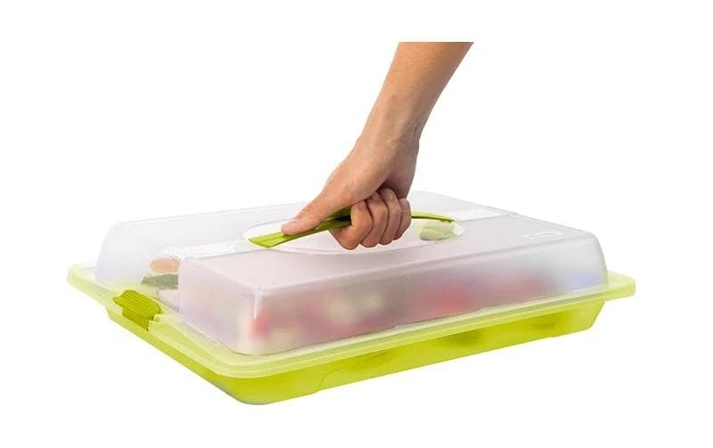 Boîte de transport pour gâteau John Large Vert clair - Etagere & stand à gâteaux Rotho Boîte De Transport Pour Gâteau John Large Vert Clair - Etagere & Stand à Gâteaux -Paderno Shop unnamed file 1167