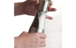 BergHOFF Moulins à Sel Ou à Poivre Studio Line Argenté/Transparent - Moulin à épices 4 BergHOFF Moulins à Sel Ou à Poivre Studio Line Argenté/Transparent - Moulin à épices -Paderno Shop unnamed file 1276