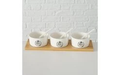 Boltze Plateau De Service Avec Petites Coupelles Conny 3 Pièce/s, Blanc - Plat -Paderno Shop unnamed file 1285