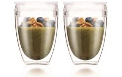 BODUM Gobelet Isotherme Pavina To Go 300 Ml, 2 Pièce/s, Transparent - Tasse