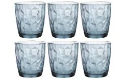 Bormioli Rocco Verre à Whisky Diamond 300 Ml, 6 Pièce/s, Bleu - Verres à Whisky