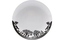 Kadastar Assiette Non Décorative Bénichon De Montagne 1 Pièce/s,Noir/Blanc - Plaque