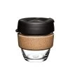 KeepCup Gobelet Isotherme Brew S Verre/liège, 227 Ml, Noir - Tasse -Paderno Shop unnamed file 1504
