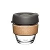 KeepCup Gobelet Isotherme Brew S Verre/liège, 227 Ml, Argent - Tasse
