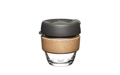 KeepCup Gobelet Isotherme Brew S Verre/liège, 227 Ml, Argent - Tasse