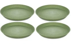 Koziol Assiette Non Décorative Connect Ø 20.5 Cm, 4 Pièce/s, Vert - Plaque