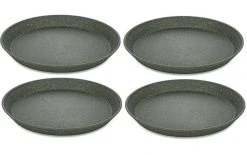 Koziol Assiette Non Décorative Connect Ø 20.5 Cm, 4 Pièce/s, Gris - Plaque