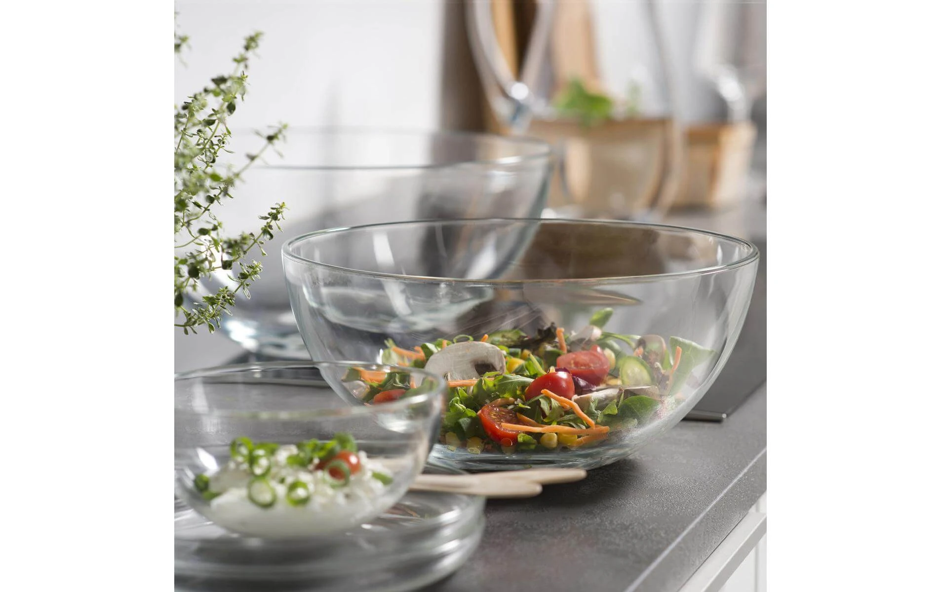 Saladier Cucina 25.5 cm, Transparent - Bol Leonardo Saladier Cucina 25.5 Cm, Transparent - Bol -Paderno Shop unnamed file 1538