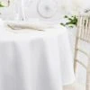 Partydeco Nappe Rond, Ø 230 Cm, Blanc - Nappes De Table