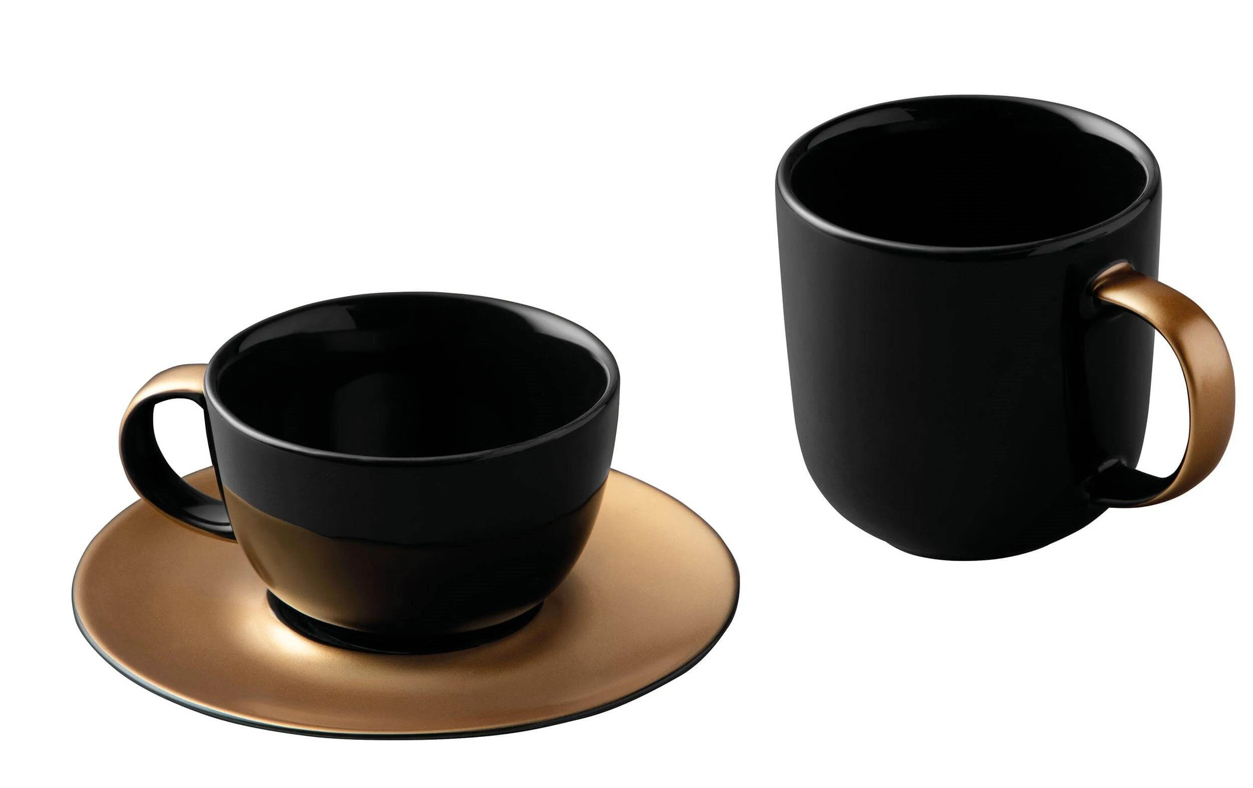 BergHOFF Tasse à Café Gem Line 550 Ml, 2 Pièce/s, Noir - Tasse 3 BergHOFF Tasse à Café Gem Line 550 Ml, 2 Pièce/s, Noir - Tasse