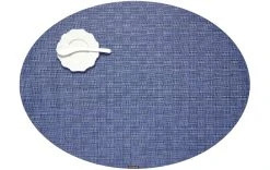 Chilewich Set De Table Bay Weave 49 Cm X 36 Cm, Bleu - Nappes De Table