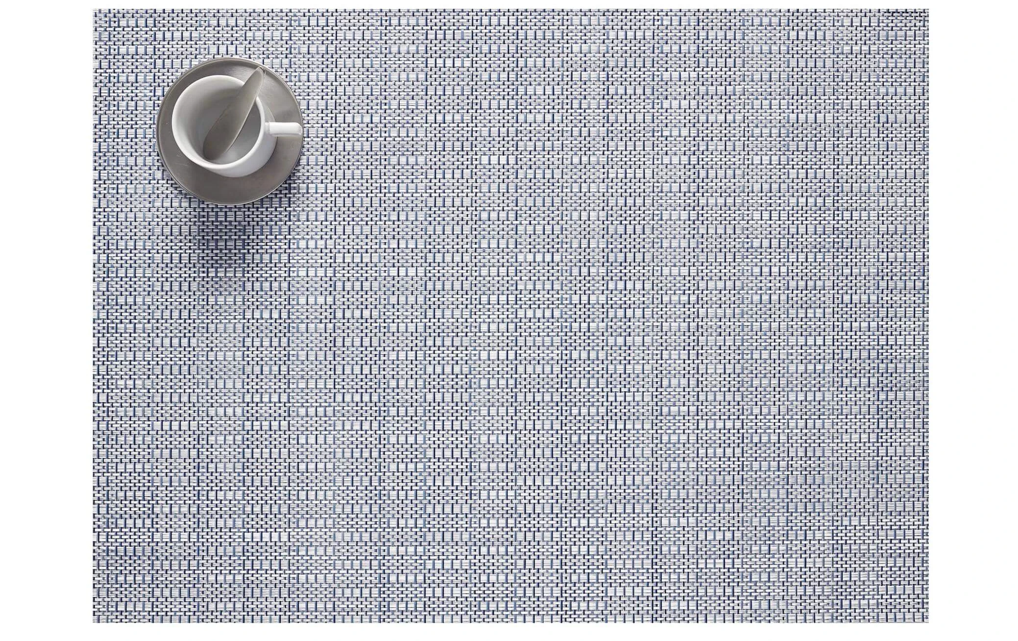 Chilewich Set De Table Rectangle 36 Cm X 48 Cm, Bleu/Blanc - Nappes De Table 3 Chilewich Set De Table Rectangle 36 Cm X 48 Cm, Bleu/Blanc - Nappes De Table