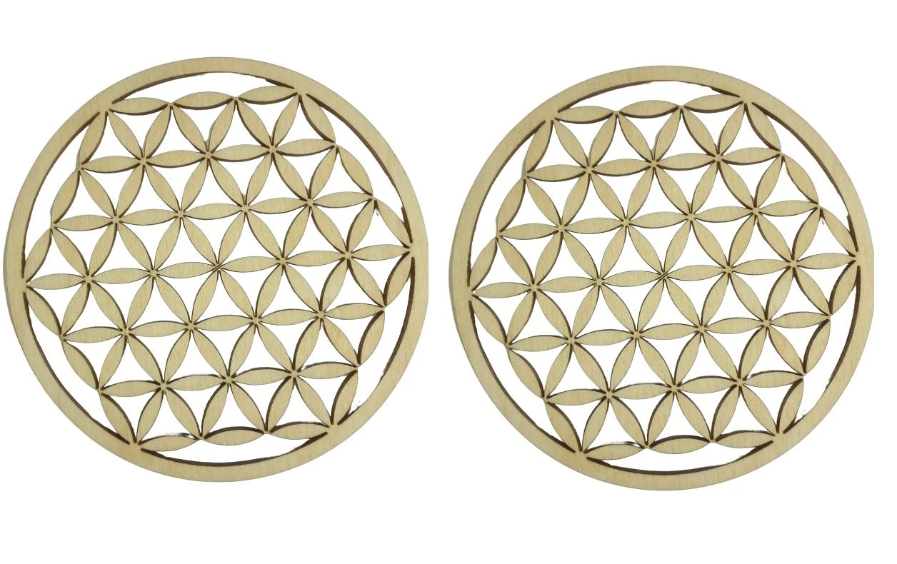 Dessous de verre Fleur de vie 2 pièces, bois d'érable - Sous-verre Aepll Consulting Dessous De Verre Fleur De Vie 2 Pièces, Bois D'érable - Sous-verre -Paderno Shop unnamed file 164