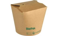 BioPak Boîte Repas Ronda Fold Marron, 65 Pièce/s - Vaisselle Jetable