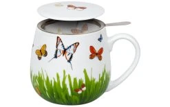 Könitz Tasse à Thé Schmetterlingswiese 420 Ml, 1 Pièce/s, Blanc - Tasse