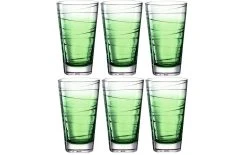 Leonardo Verre Vario Struttura 280 Ml, 6 Pièce/s, Vert - Verres à Boire