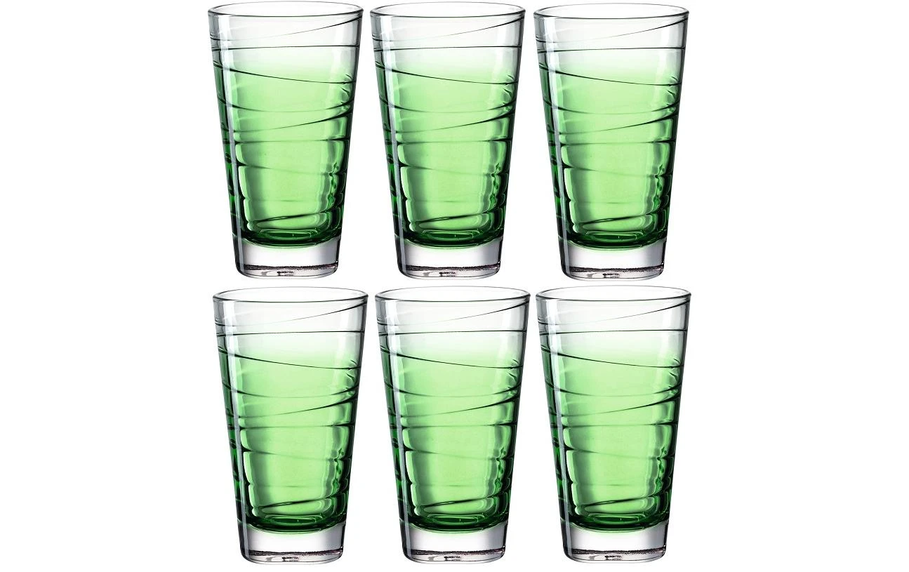 Verre Vario Struttura 280 ml, 6 Pièce/s, Vert - Verres à boire Leonardo Verre Vario Struttura 280 Ml, 6 Pièce/s, Vert - Verres à Boire -Paderno Shop unnamed file 1705