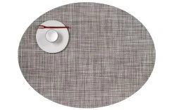 Chilewich Set De Table Mini Basketweave 36 Cm X 49 Cm, Gris Clair - Nappes De Table
