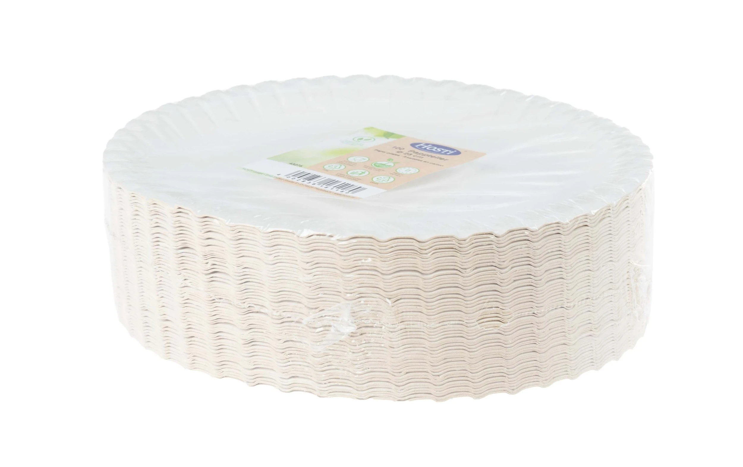 Webstar Assiettes Jetables 23 Cm, 100 Pièce/s, Blanc - Vaisselle Jetable 4 Webstar Assiettes Jetables 23 Cm, 100 Pièce/s, Blanc - Vaisselle Jetable - Image 2