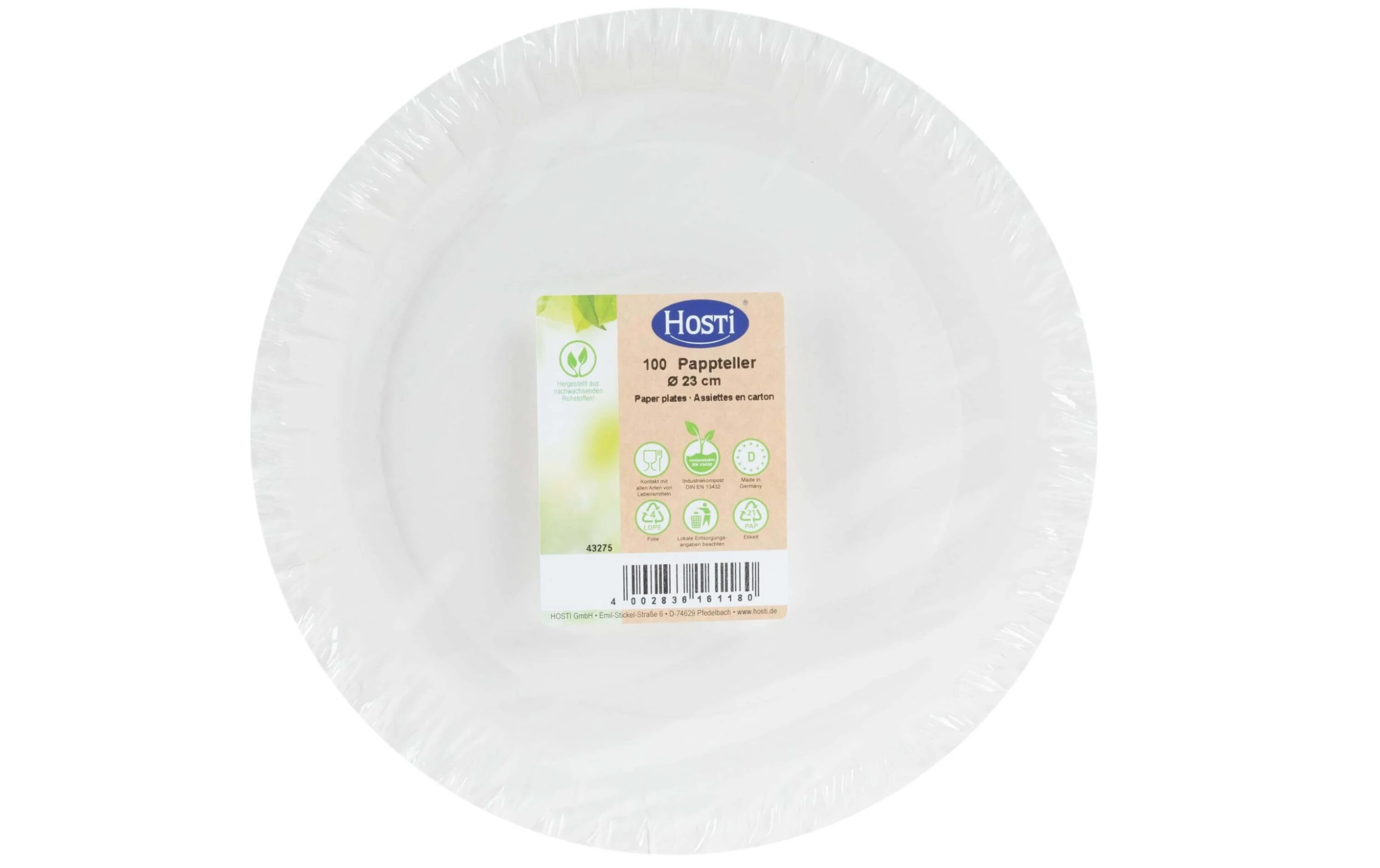 Webstar Assiettes Jetables 23 Cm, 100 Pièce/s, Blanc - Vaisselle Jetable 5 Webstar Assiettes Jetables 23 Cm, 100 Pièce/s, Blanc - Vaisselle Jetable - Image 3