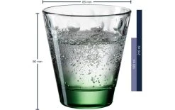 Leonardo Verre Optic 215 Ml, 6 Pièce/s, Vert - Verres à Boire 7 Leonardo Verre Optic 215 Ml, 6 Pièce/s, Vert - Verres à Boire -Paderno Shop unnamed file 1776