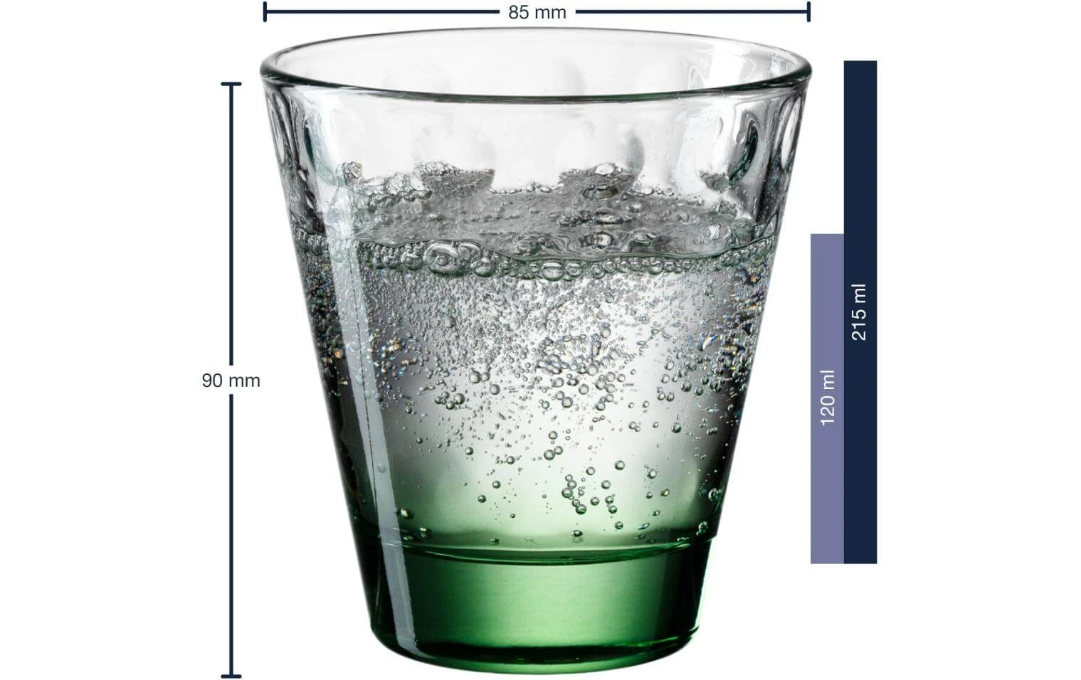 Leonardo Verre Optic 215 Ml, 6 Pièce/s, Vert - Verres à Boire 5 Leonardo Verre Optic 215 Ml, 6 Pièce/s, Vert - Verres à Boire - Image 3
