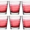 Leonardo Verre Vario Struttura 250 Ml, 6 Pièce/s, Rouge - Verres à Boire
