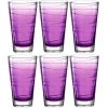 Leonardo Verre Vario Struttura 280 Ml, 6 Pièce/s, Violet - Verres à Boire -Paderno Shop unnamed file 1831