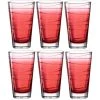 Leonardo Verre Vario Struttura 280 Ml, 6 Pièce/s, Rouge - Verres à Boire