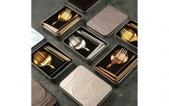 Tatavola Couverts à Emporter Noya 4-parties, Argenté - Set De Couverts -Paderno Shop unnamed file 1847