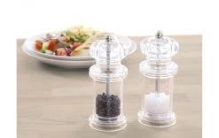 Cole&Mason Moulins à Sel Et à Poivre 2 Pièces, 14 Cm, Transparent - Moulin à épices -Paderno Shop unnamed file 1996