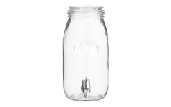 Kilner Distributeur à Boissons Rond 3 Litres - Distributeur De Nourriture