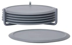 Zone Denmark Dessous De Verre Singles 6 Pièces, Gris Foncé - Sous-verre