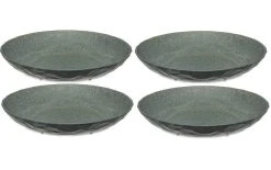 Koziol Assiette De Soupe Et De Pâtes Club 4 Pièce/s, Gris - Plaque