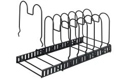 Wenko Couvercle Et Supports De Casserole Pour 6 Casseroles Noir - Porte-ustensiles De Cuisine -Paderno Shop unnamed file 2185