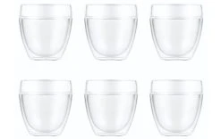 BODUM Gobelet Isotherme Pavina Outdoor 250 Ml, 6 Pièce/s, Transparent - Tasse