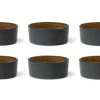 Bitz Coupelle Apéritif 7.5 Cm, 6 Pièce/s, Noir/Ambre - Bol