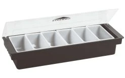 Paderno Buffet De Plats D’accompagnement 49 Cm X 15 Cm 6 Conteneurs - Distributeur De Nourriture