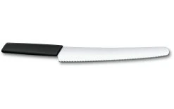 Victorinox Couteau à Pain Swiss Modern 26 Cm, Noir - Couteau De Cuisine