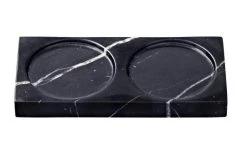 Crush Grind Socles Pour Moulin à épices Marble 2 Noir - Sous-verre