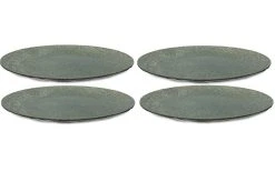 Koziol Assiette Non Décorative Club 4 Pièce/s, Gris - Plaque