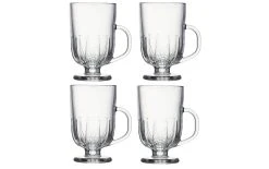 La Rochère Tasse à Latte Macchiato Flore 330 Ml, 4 Pièce/s, Transparent - Tasse