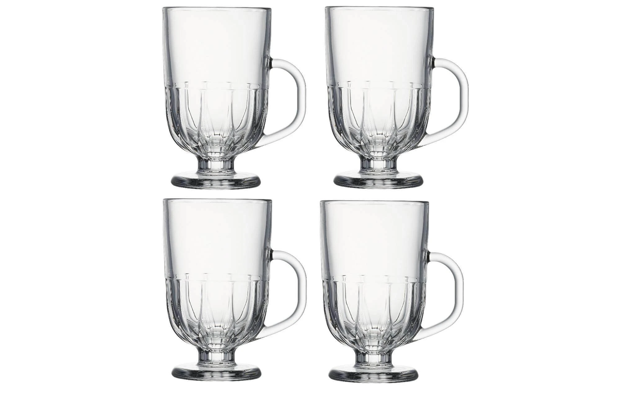 Tasse à latte macchiato Flore 330 ml, 4 Pièce/s, Transparent - Tasse La Rochère Tasse à Latte Macchiato Flore 330 Ml, 4 Pièce/s, Transparent - Tasse -Paderno Shop unnamed file 2356